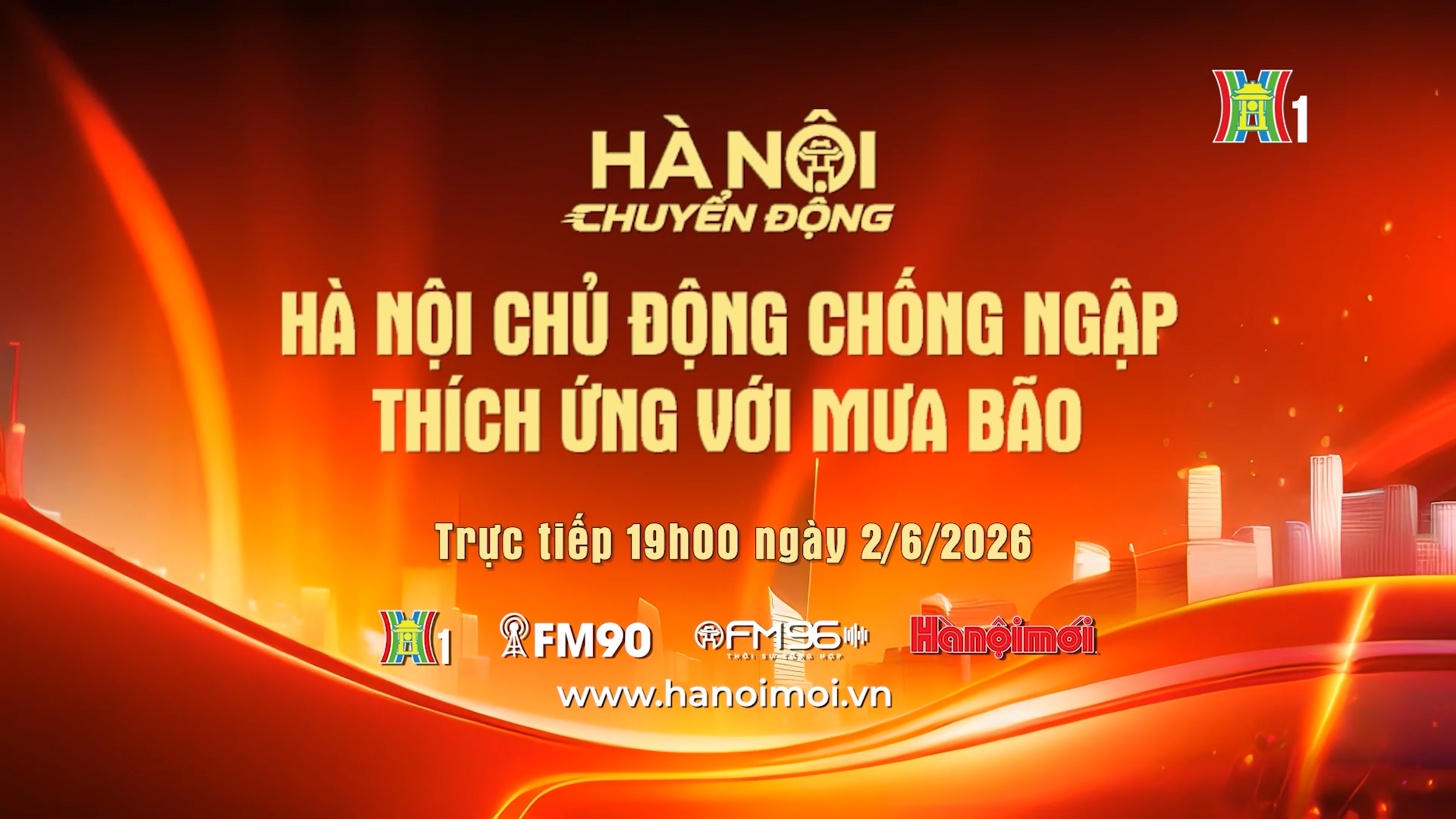 Đón xem chương trình Hà Nội chuyển động ngày 2/6: 'Hà Nội chủ động chống ngập thích ứng với mưa bão'